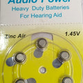 Audio Power-hearing Aid Batteries (pack Of 6 Cells) A10