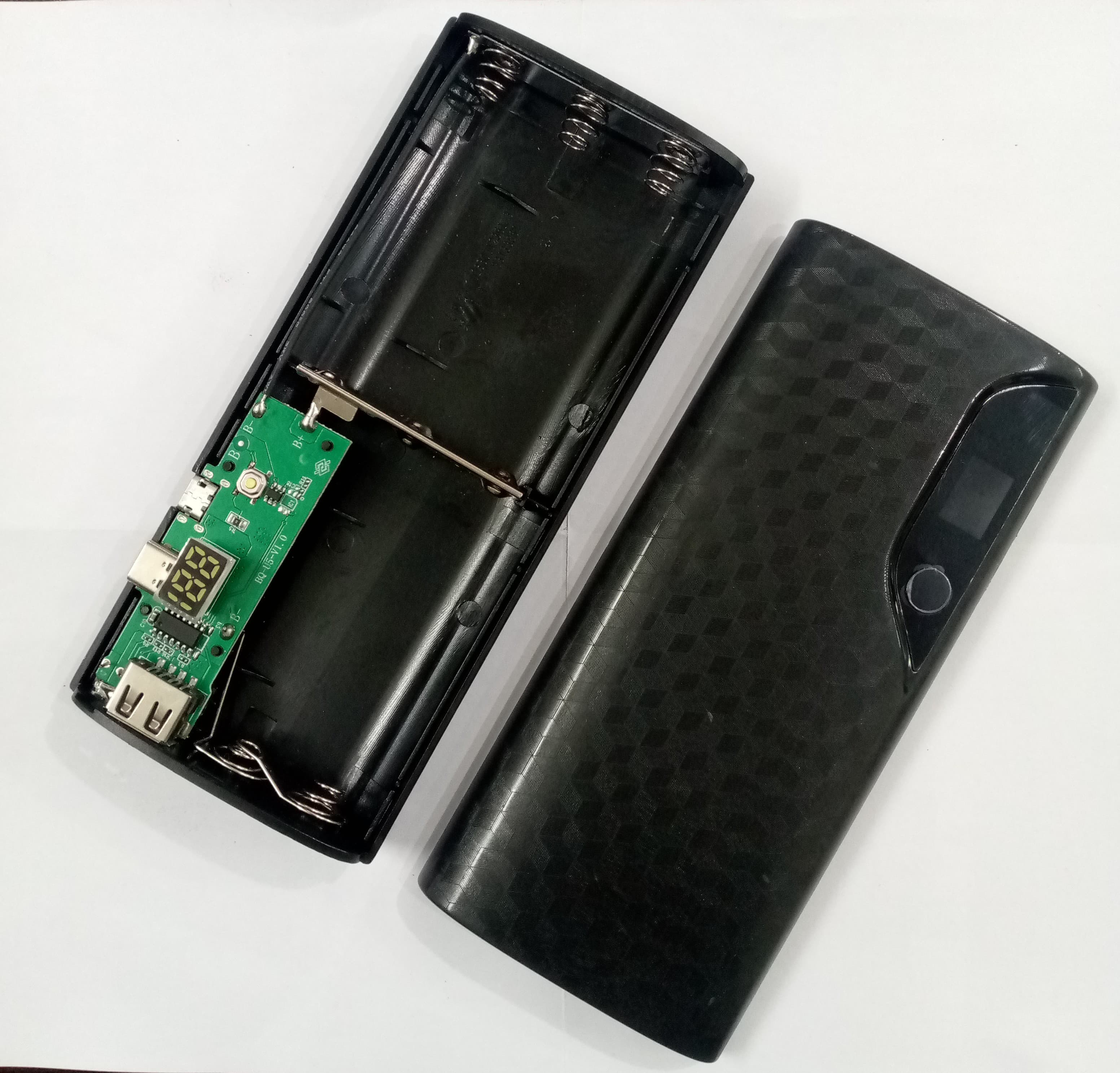 Solderless Lcd Display Dual Usb Diy Power Bank Module