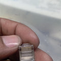 RJ45 Connector with meteal casing
