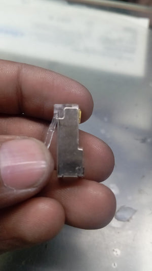 RJ45 Connector with meteal casing