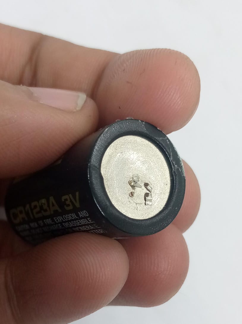 USED Product Panasonic Industrial CR123A Lithium Battery