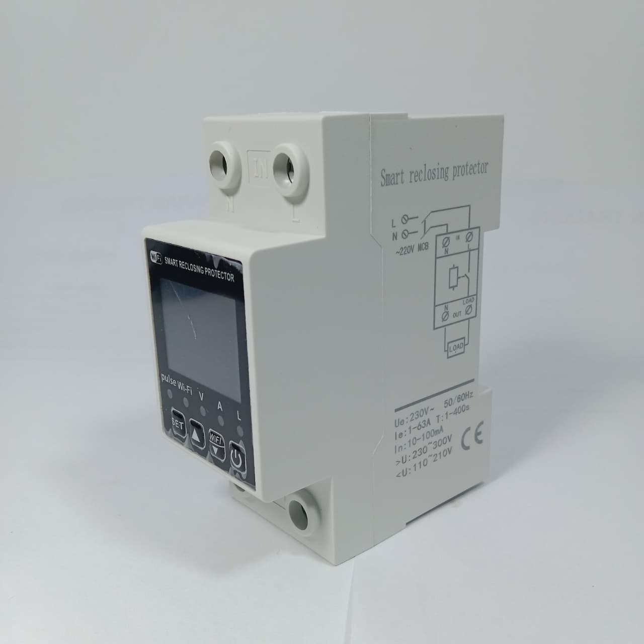Reclose Programmable 63A WiFi Breaker Switch Smart Home Circuit Breaker 2 Pole