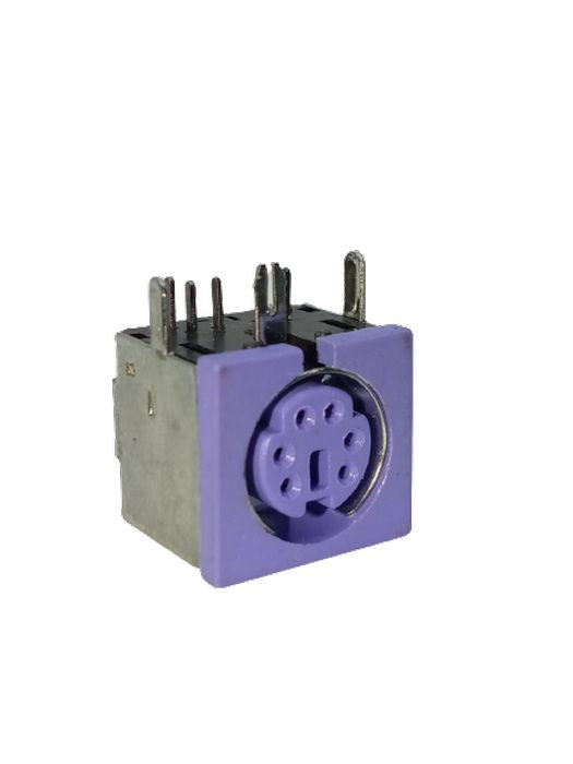 Pcb Mount 6 Pin Mini Din Socket Audio Video Connector