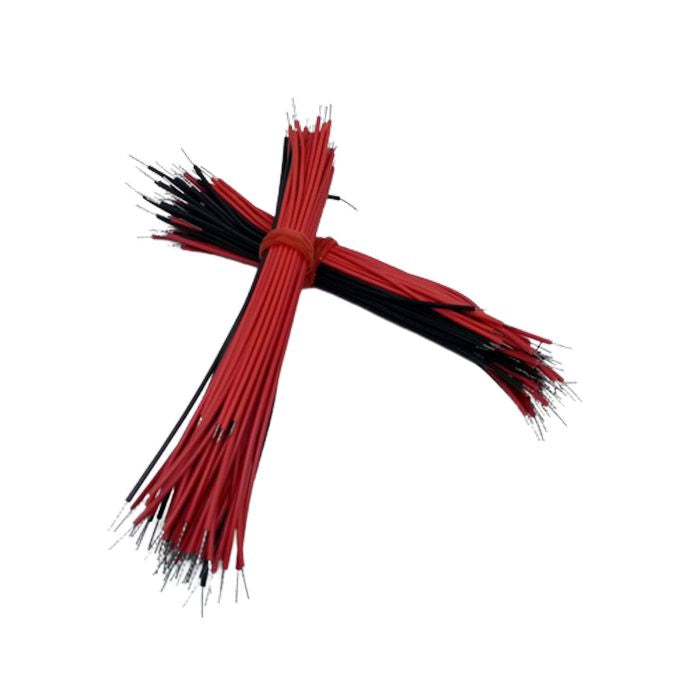 50pcs Bundle Soldering Wire Jumper Cable Dupont Wire Electronic Wires Black Red Color