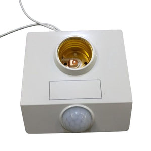 Pir Infrared Motion Sensor Led Lamp Wall Mounted Bulb Holder E27 Ac220v