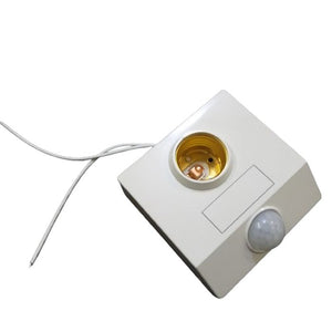 Pir Infrared Motion Sensor Led Lamp Wall Mounted Bulb Holder E27 Ac220v
