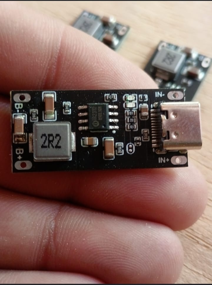 Ip2312 Type C Usb C Input High Current 3a 5v To 4.2v 4.35v Polymer Ternary Lithium Battery Fast Charging Board Type C Usb C Input High Current 3a 5v