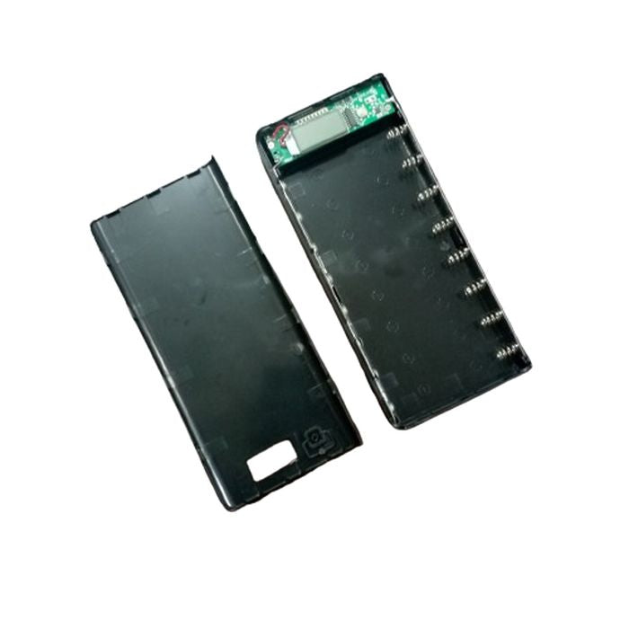 8 Cells Dual Usb Power Bank Case With Lcd Display