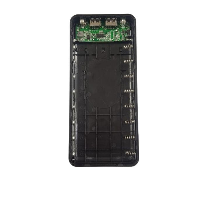 8 Cells Dual Usb Power Bank Case With Lcd Display