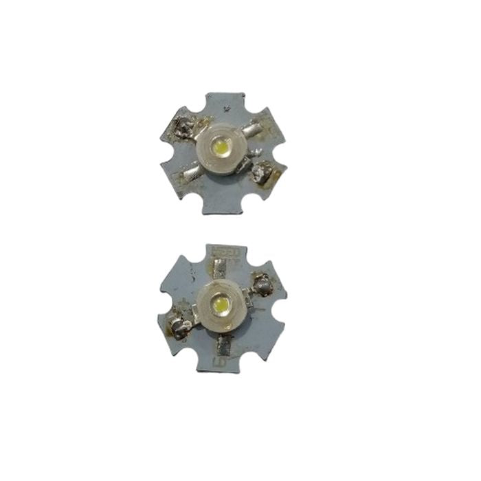 1W Led with Soldered Heat sink