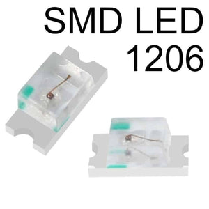 White Smd 1206 Led Super Bright Light Emitting Diode