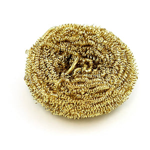 Brass Wire Sponge Soldering Iron Tip Cleaner with Metal Tin Box