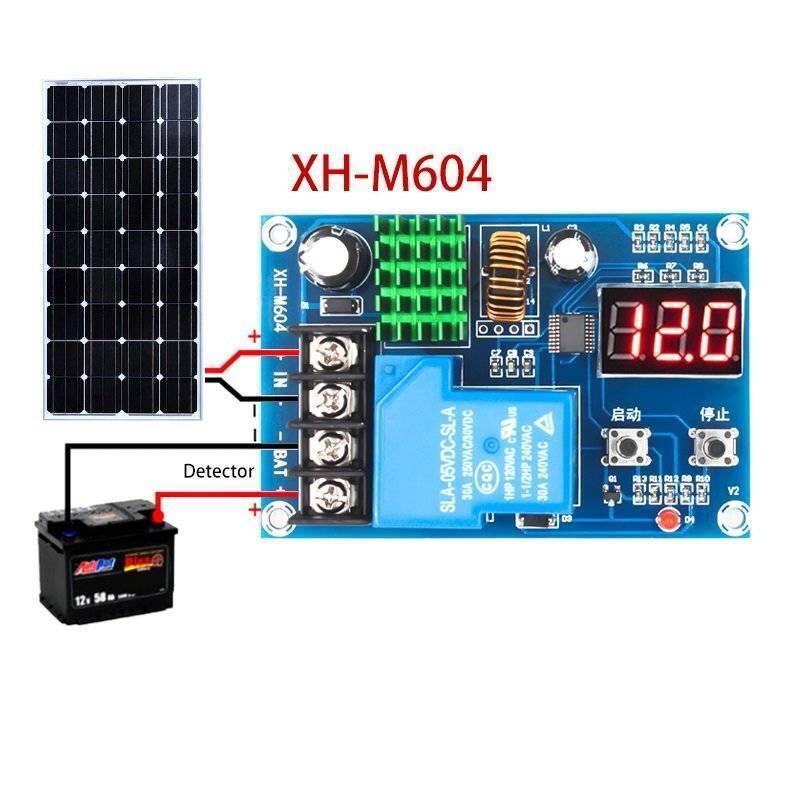 Xh-m604 Battery Charger Control Module Dc 6-60v Storage Lithium Battery Charging Control Switch Protection Board