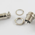 Xlr 3 Pin Cable Connector 16mm Chassis Mount 3pin Plug Adapter