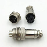 Xlr 6 Pin Cable Connector 16mm Chassis Mount 6pin Plug Adapter
