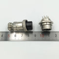 Xlr 5 Pin Cable Connector 16mm Chassis Mount 5pin Plug Adapter