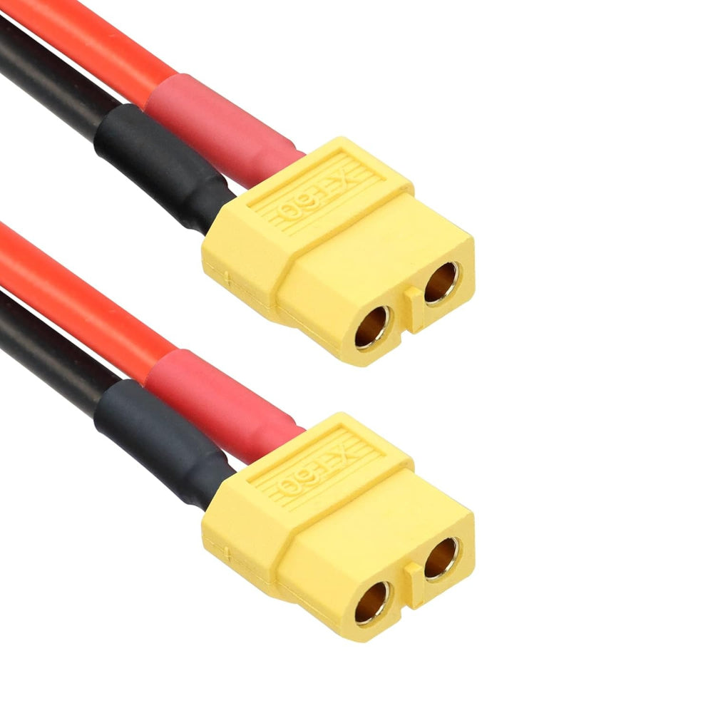 XT60 Female Connector with AWG16 Wire 10cm – RC Li-Po Battery to ESC Cable