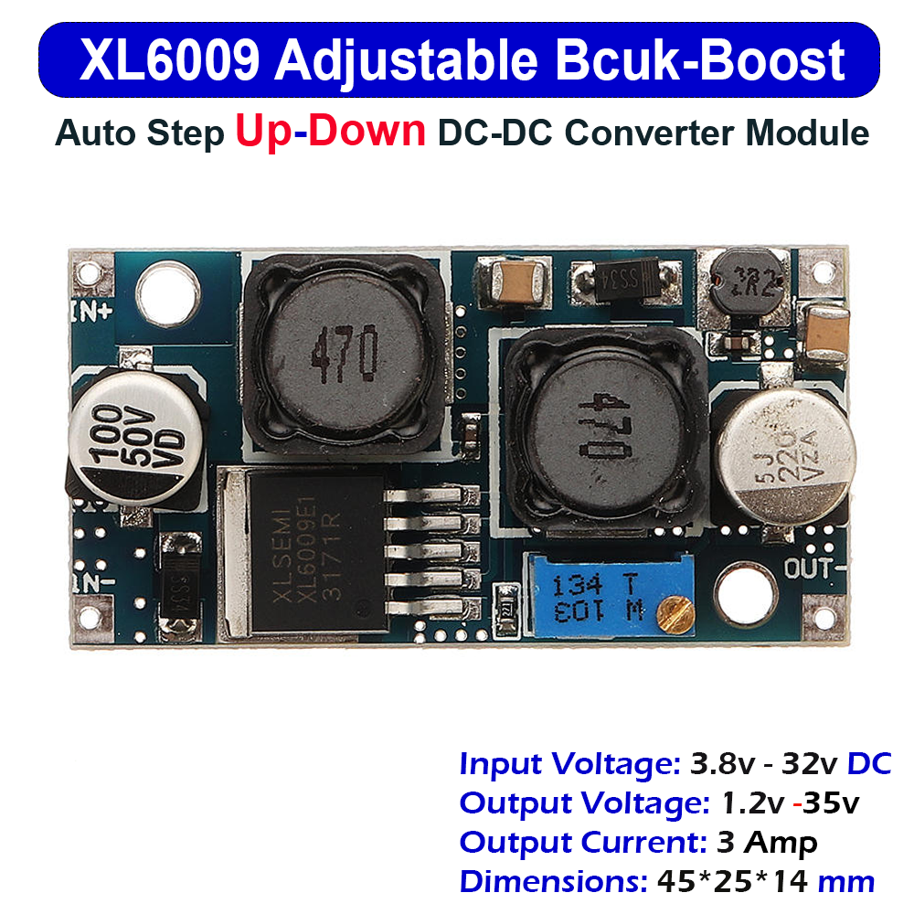 Xl6009 Buck Boost Convertor Module