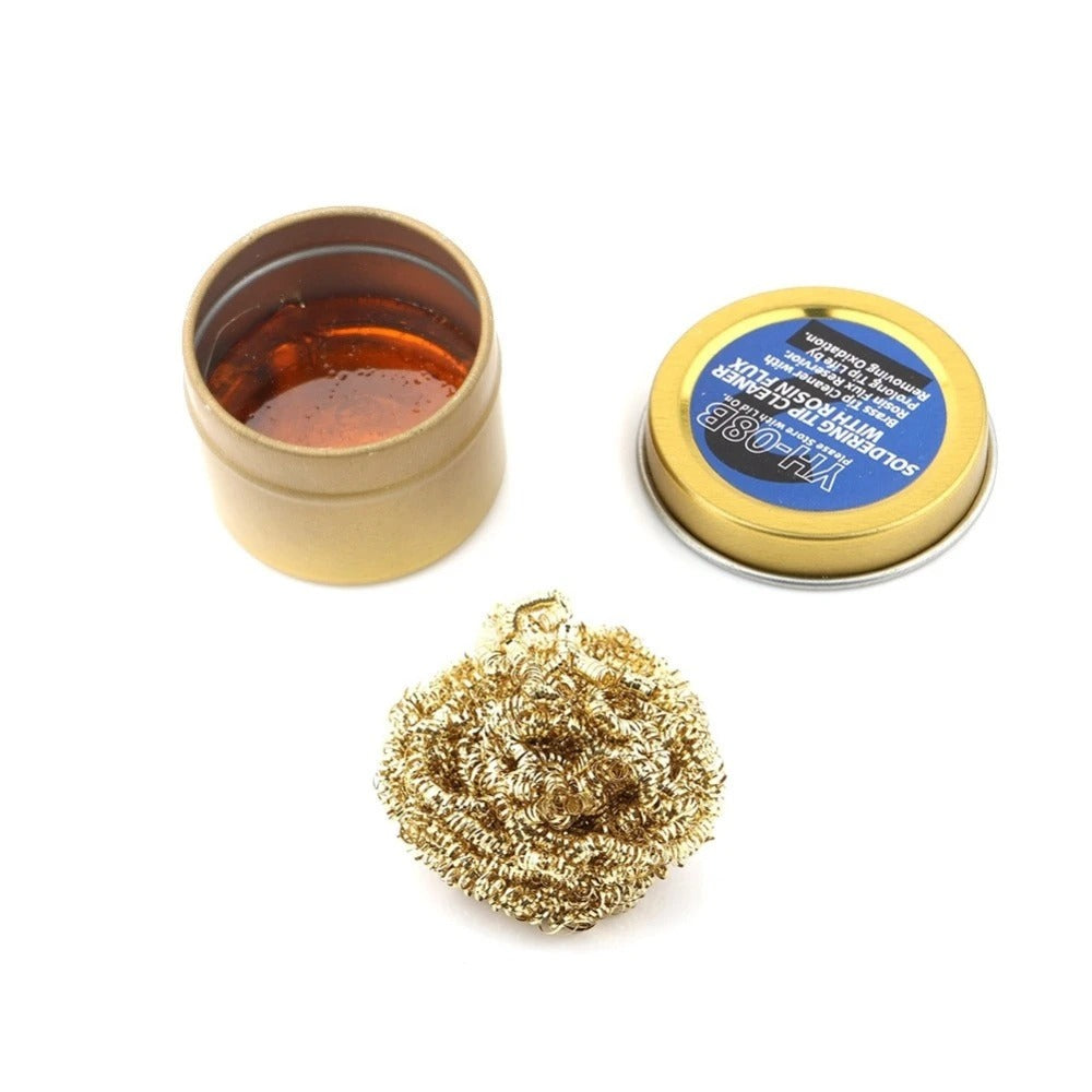 YIHUA YH-08B Soldering Iron Tip Cleaner with Rosin Flux