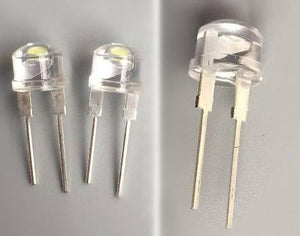 8mm Led Lamp White Color Led 0.5watt