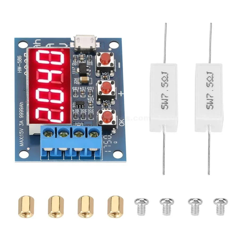 ZB2L3 / HW-586 Hw586 Battery Capacity Tester External Load Discharge Type Module