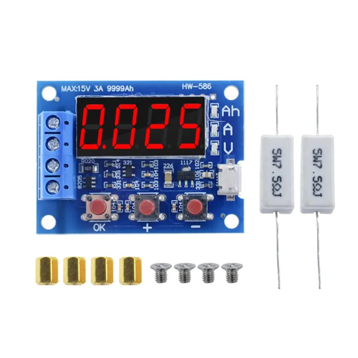 ZB2L3 / HW-586 Hw586 Battery Capacity Tester External Load Discharge Type Module