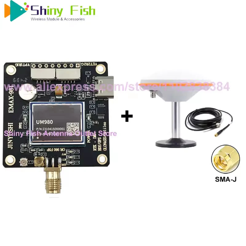 Gps Module Zed-f9pdm Gnss Rtk Module With Antenna – Centimeter-level Precision For Industrial Applications
