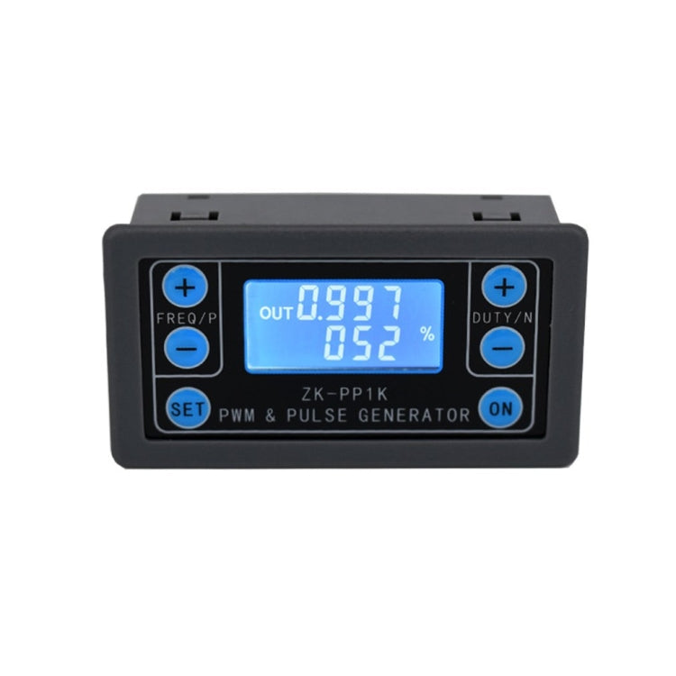 ZK-PP1K PWM Signal Generator Module – Dual Mode, 1Hz–150kHz, LCD Display, Delay, Pulse Width, Frequency & Duty Control, 3.3V–30V