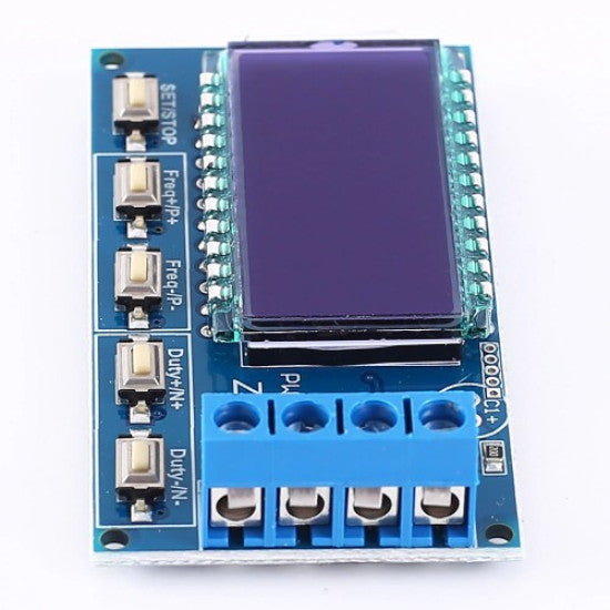 ZK-PP1 PWM Signal Generator – 1Hz to 150kHz Square Wave, Dual Mode (PWM/PULSE), LCD Display, 3.3V–30V