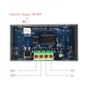 ZK-PP2K PWM DC Motor Tester – 8A Controller, Dual Mode, 5–30V DC, Adjustable Frequency & Duty Cycle