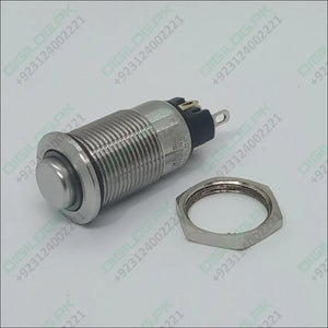 ZLQ-B5V 12mm Waterproof Metal Push ON Push OFF Button Switch With Power Indication