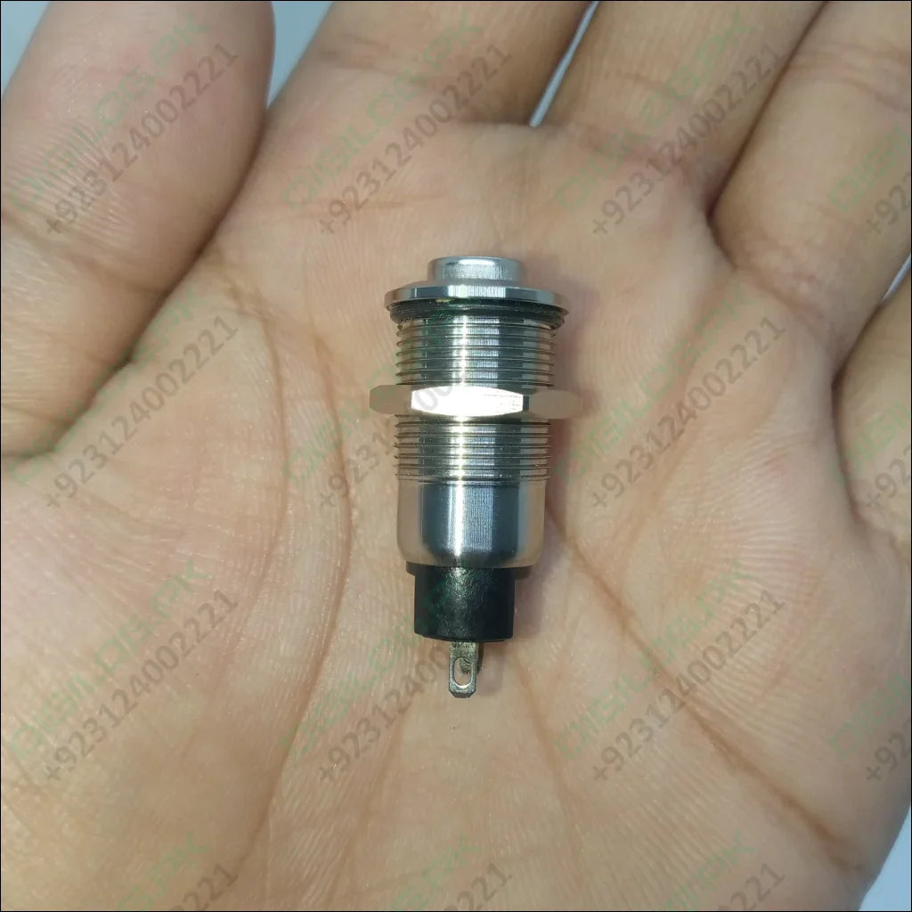 ZLQ-B5V 12mm Waterproof Metal Push ON Push OFF Button Switch With Power Indication