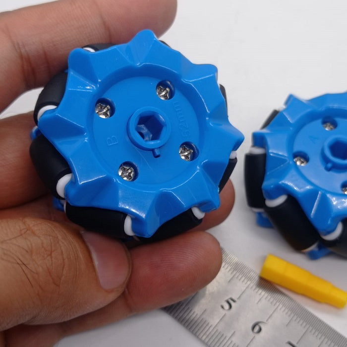 1 Piece 52mm Mecanum Omni Wheels Tires For Diy Rc Robot Toys Tt Motors