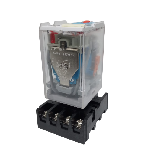Finder Relay 12vdc 10a 60.12 With 8pin Rail-mount Relay Socket Relay Base