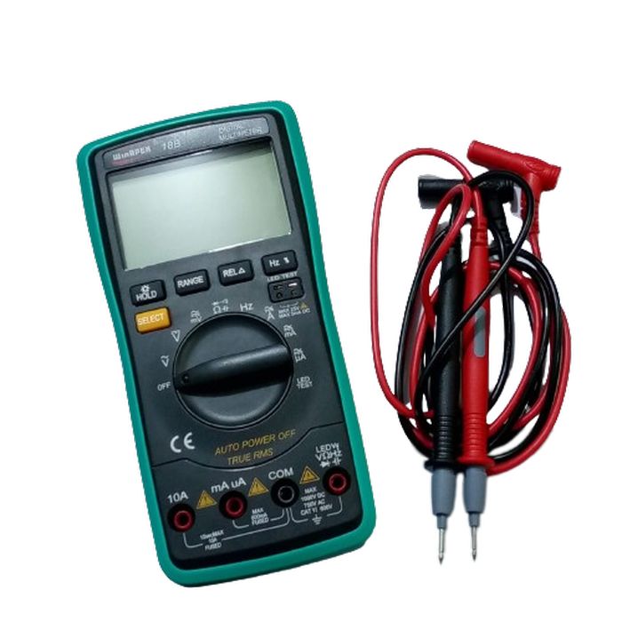 Winapex Digital Multimeter 18b True Tester Rms Ac Dc Volt Amp Ohm Capacitance Led Diode Frequency Meter Test 5999 Backlight Counts