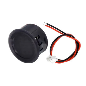 Dc Voltage Meter 4v-100v Led Digital Display Round 2 Wire Voltmeter Tester Monitor