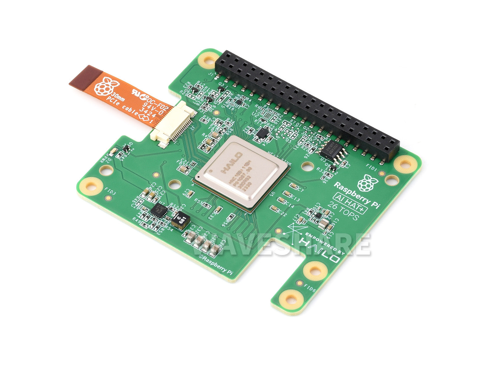 Raspberry Pi AI HAT+ (26 TOPS) with Hailo-8 Accelerator