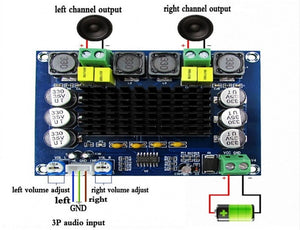 Discontinued Xh-m543 Tpa3116d2 Dual-channel Class D Digital Audio Power Amplifier Board 50w*2