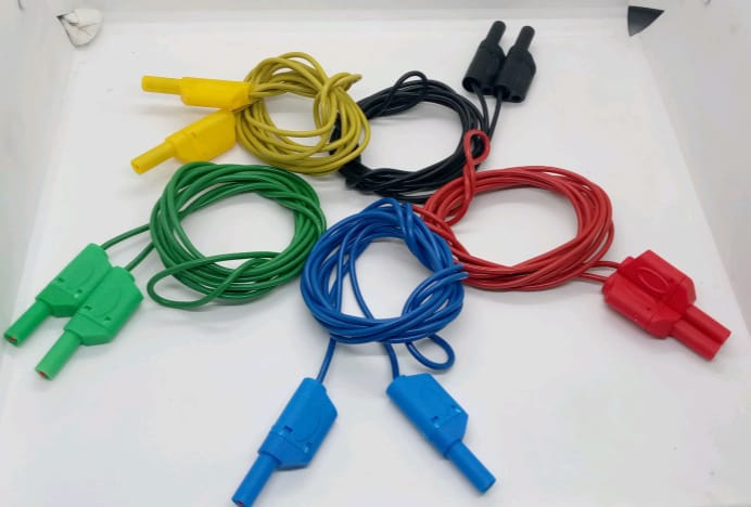 Banana Clip Wires 4mm | High-Quality Test Leads | stem.pk