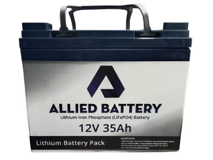 Allied Battery 12V 35Ah Lithium Iron Phosphate (LiFePO4) Battery
