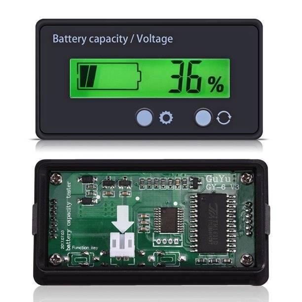 Battery Capacity Meter 12v-48v Lead-acid Battery Capacity And Voltage Indicator
