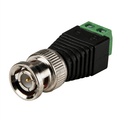 Bnc Connector Two-wire Bnc-free Solder Video Cable Adapter Network Video Bnc Male Green End