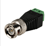 Bnc Connector Two-wire Bnc-free Solder Video Cable Adapter Network Video Bnc Male Green End
