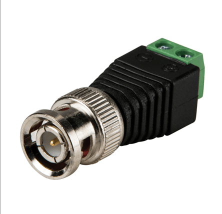 Bnc Connector Two-wire Bnc-free Solder Video Cable Adapter Network Video Bnc Male Green End