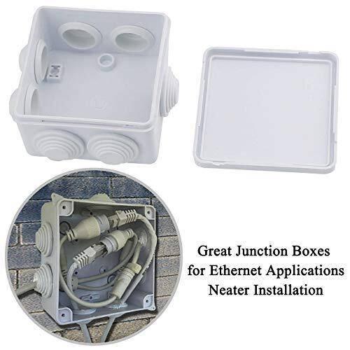 Abs Plastic Junction Box Universal Electrical Project Enclosure 100x100x65mm