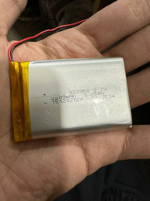 3.7V 2500mAh Lithium-Ion Rechargeable Battery - Li-Po Battery Pack
