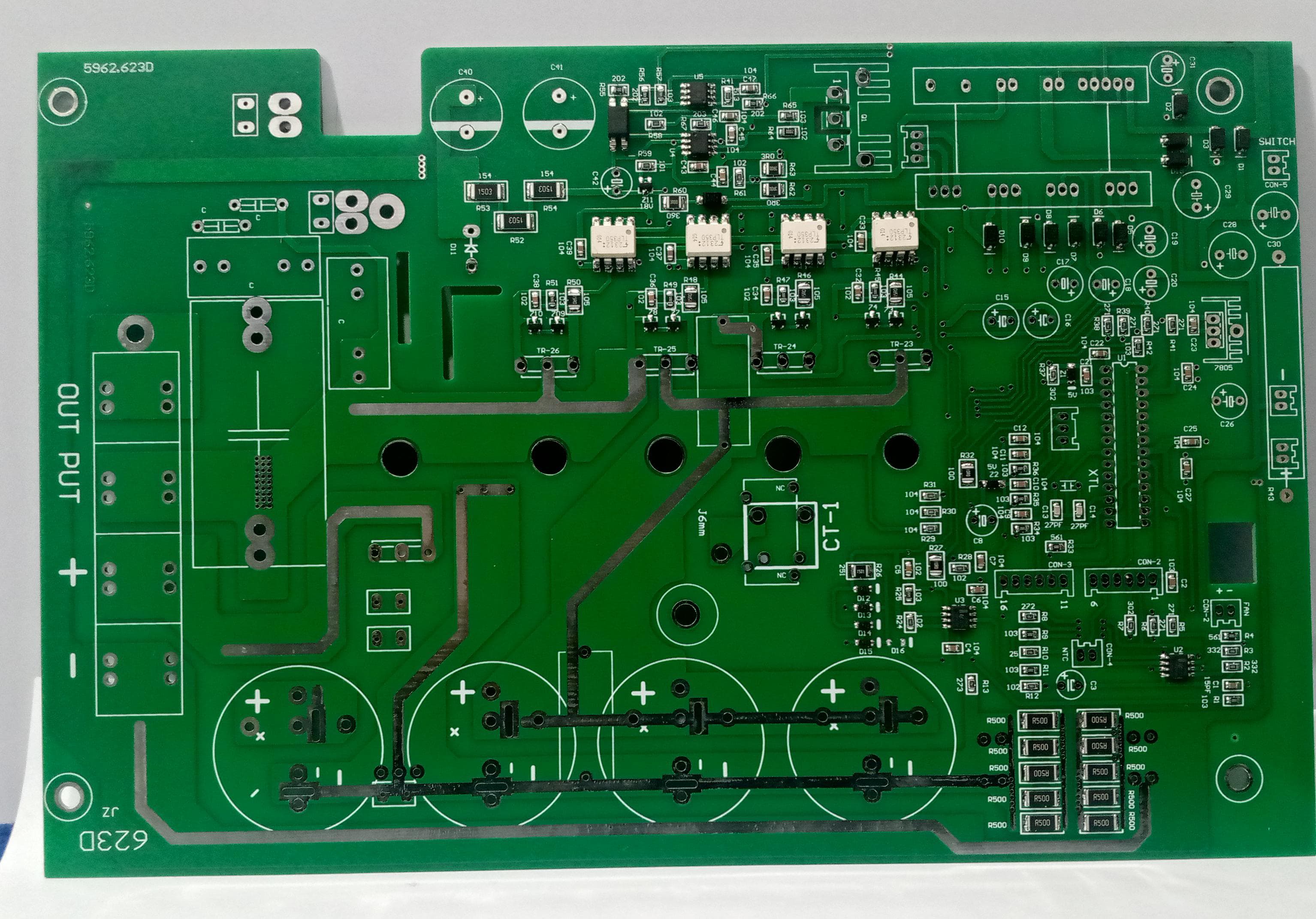 Imported 4 Igbt 5kva Solar Inverter Pcb With Pre Assembled Smd Components For Inverter Manufacturers Not Hobbyists