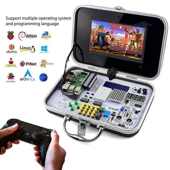 Crowpi Compact Raspberry Pi 4 4gb Educational Kit