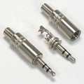 3.5mm Metal Stereo Plug Metal Housing W/spring Wire Protection & Replace Worn Out Plugs Durable Plug
