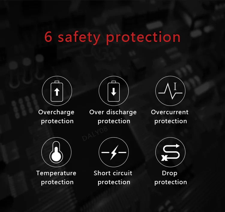 Daly Smart Bms 8s 24v 100a Wtih Balance For Lithium Iron Phosphate Lifepo4 Battery + Bluetooth
